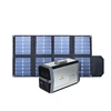 1000Wh Portable Solar Power System with 100W/200W/300W Solar Panel Supporting for Family Power Reserve