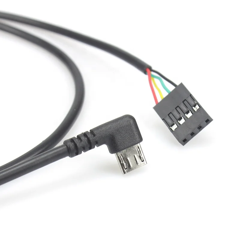 4 Core Mobile Data Cable Micro Usb Type B Extension Cable Male To