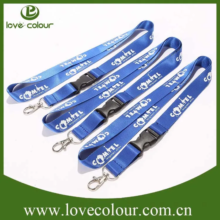 Custom Nylon Material Lanyard Neck Strap Key Chain - Buy Neck Strap Key ...