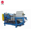 Paper pulp dewatering belt press filter in paper pulp mill