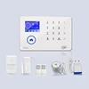 Professional smart zones function WIFI 3G UMTS wireless home alarm security system workable with IP camera