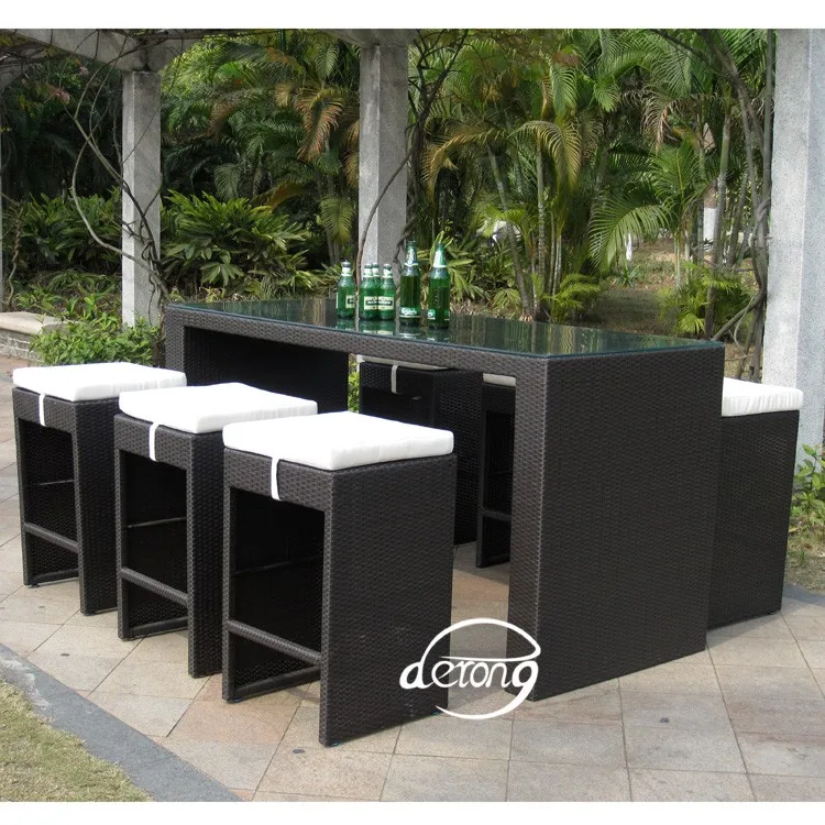 Wholesale Outdoor Bar Table And Chair Set For Hotel Bar Furniture