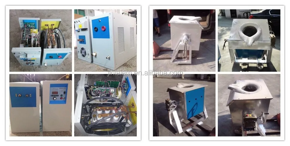 10kg Modular Design Electric Induction Furnace Melting Copper Brass