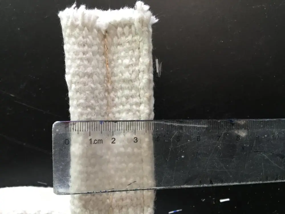 Industrial Fire Protection Tadpole Ceramic Fiber Tape Seal Gasket Rope