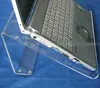 Acrylic Laptop Riser, Clear Plastic Tablet Display Holder, Lucite Easel Rack