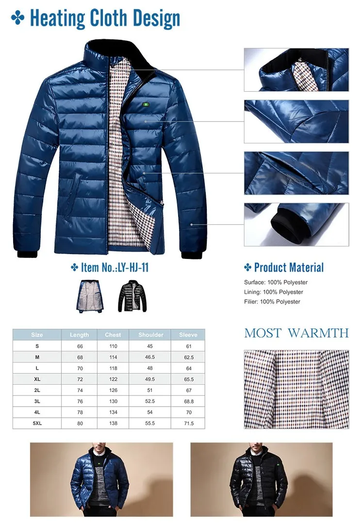 jaqueta masculina termica