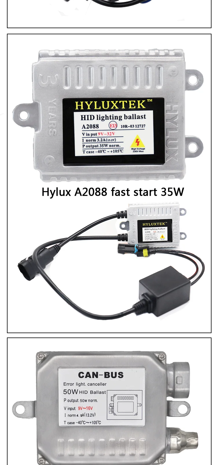 Ballast Hylux A2088 Hylux Ballast A2088 2a50 2a88 A0050 35w 50w Silm