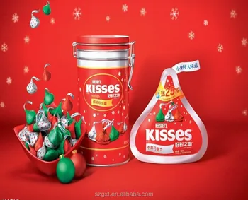  Hadiah Natal Kisses Coklat El Berkedip Poster Untuk Layar 