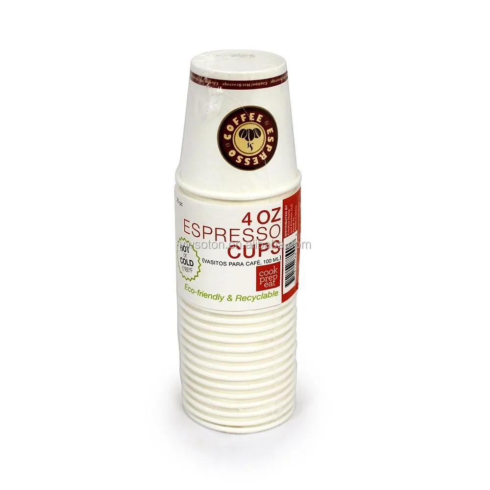 Disposable Espresso Paper Coffee Mugs 4 Oz Paper Cup Buy Custom