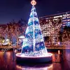 7.5FT MIXED NOBLE FIR TREE ,600 Clear Lights,led lighted willow christmas tree