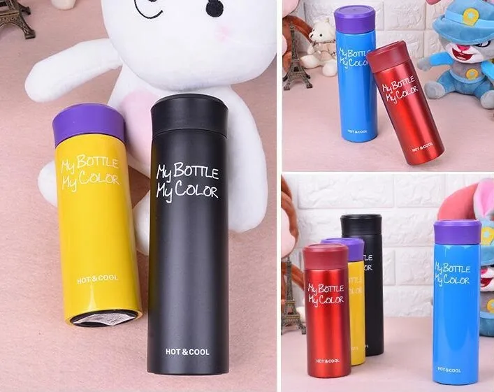 My bottle Stainless Steel Mug, Water Bottle Tumbler, Double Wall Thermos Cups