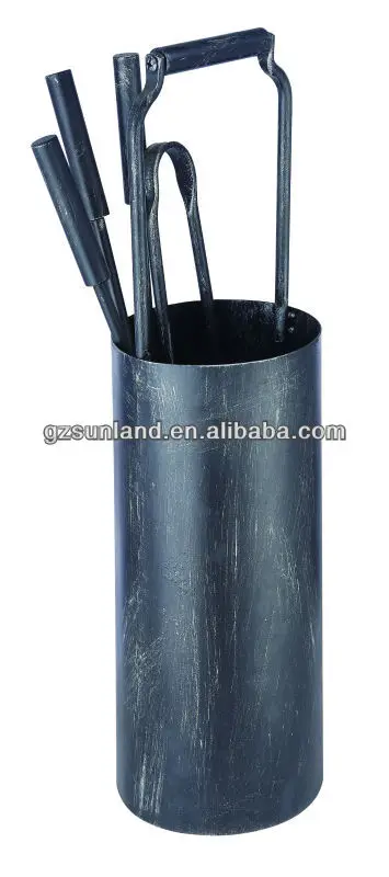 Stainless Steel Fireplace Tools Set With Bucket Buy Fireplace