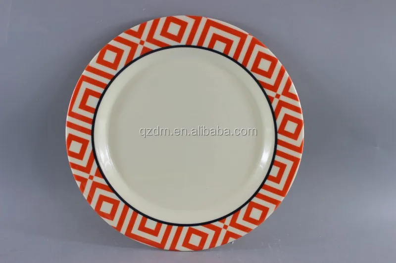 23CM Melamine Dinner plate Round Plate 9inch