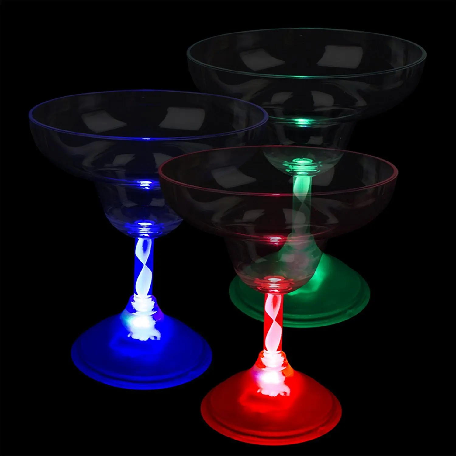 flashing martini glasses