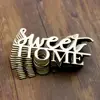Wholesale custom plywood Hand sweet home Embellishments Wedding DIY Crafts Card Making Scrapbooking