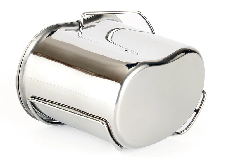 Portable Us Military Mess Tin,Military Water Cup 700ml,Stainless Steel