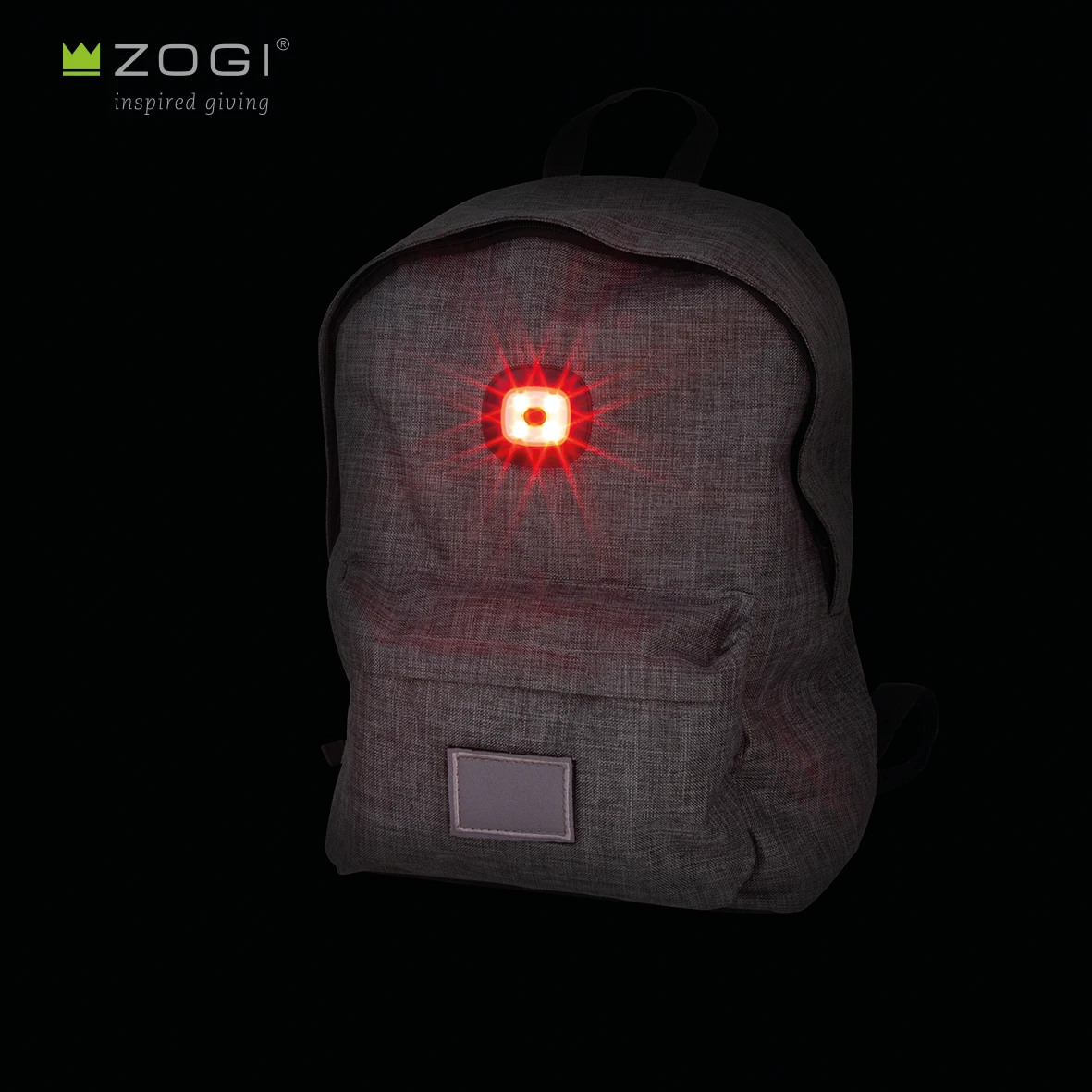 Stock Outdoor Led Shoulder Backpack With Fast Lead Time Polyester