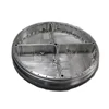 custom CNC machining milling parts of an aluminum disk helical tooth gear for the medical industry