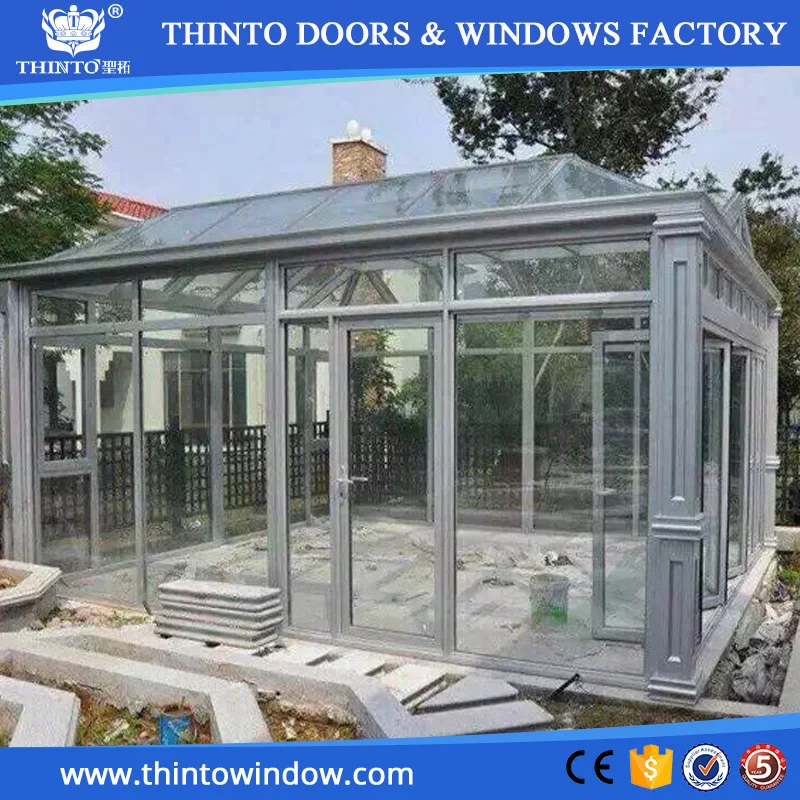 Best Price Aluminum Prefabricated Glass Conservatory Winter Garden