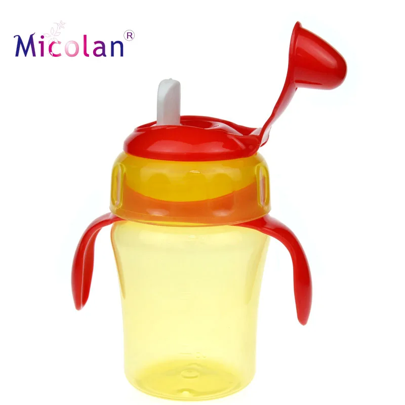 Baby Kids Cute Cup Children Learn Feeding Drinking Water Straw