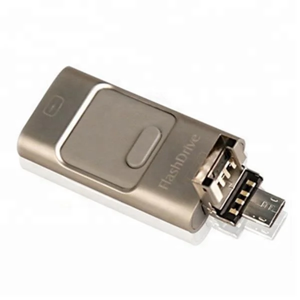 Wholesale promotion gift OTG 3 in 1 USB 2.0 USB 3.0 usb Flash Drive 64GB - ANKUX.COM
