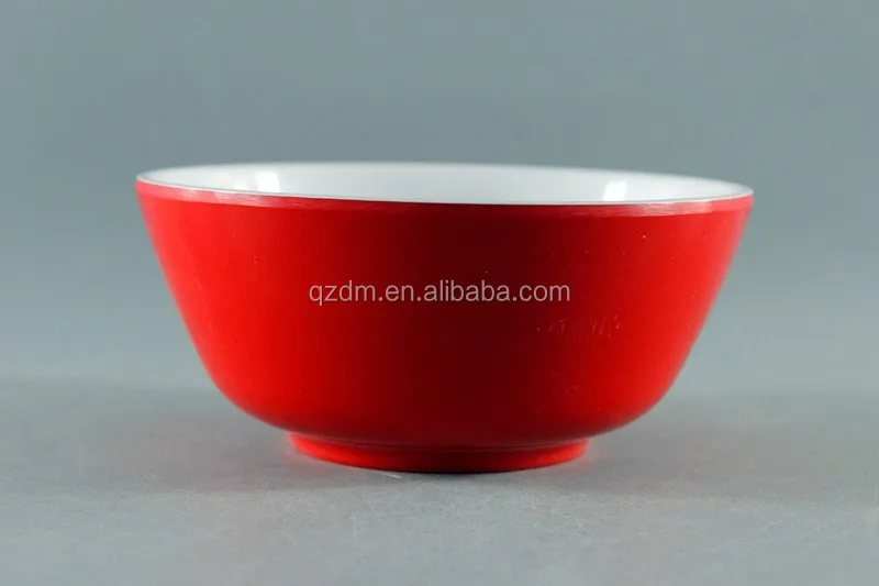 2 Tone Solid Melamine Dinner Bowl 6 Inch/15cm