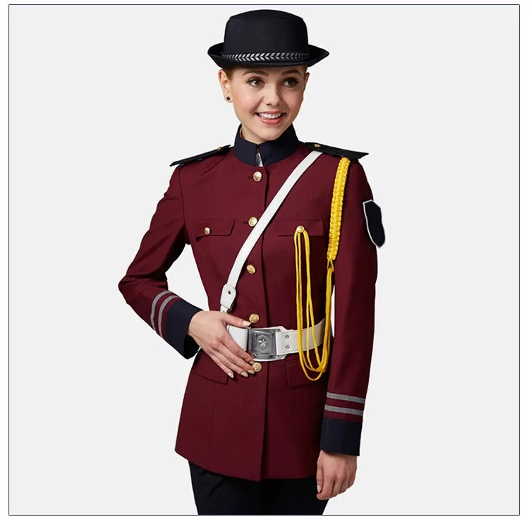 Uniform For Security Guards Red Color For Women Security Jackets Buy