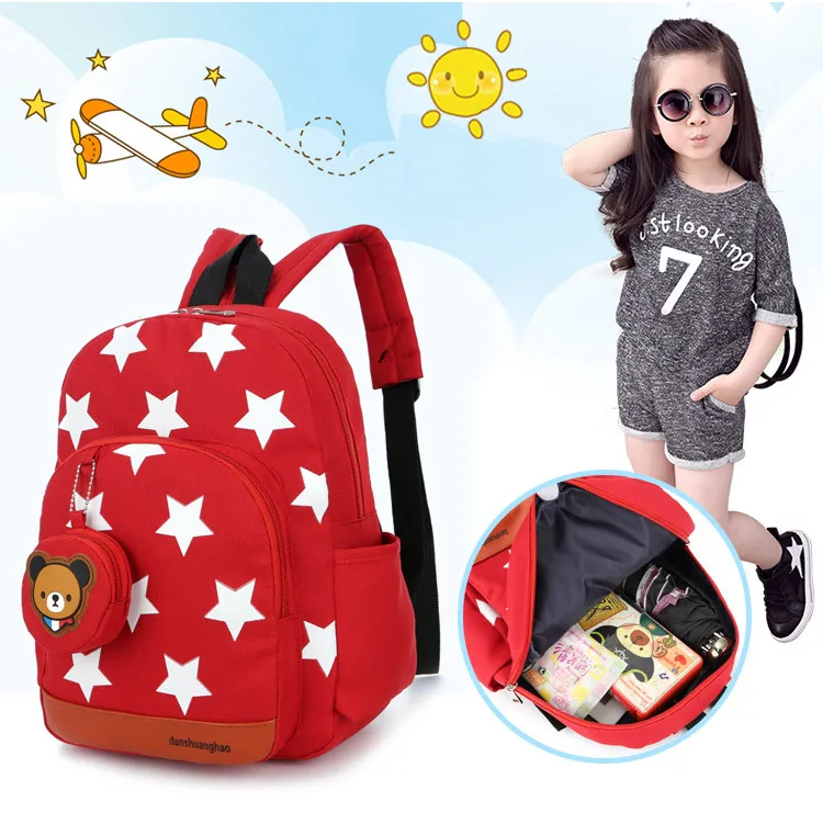 custom cartoon kids backpack high-capacity school backpack for period children boys and girls