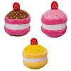 Cute mini cake plush toy christmas tree or birthday decoration