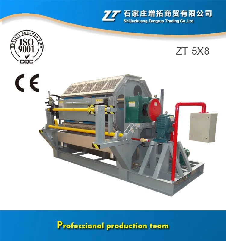 Eco-friendly custom egg tray making machine pulp molded packing tray making plant sell egg tray machine from factory