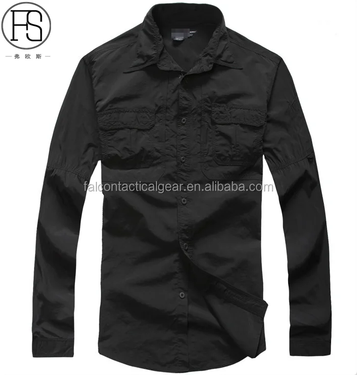 camisa tipo militar hombre