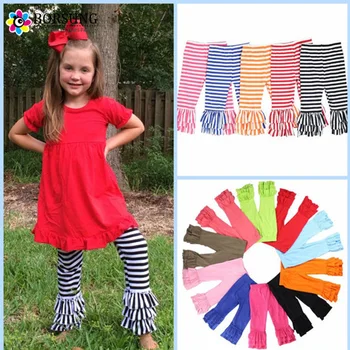 girls ruffle leggings