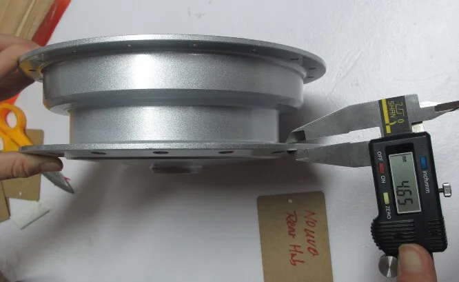 High quality silver Nouvo rear motorcycle hub
