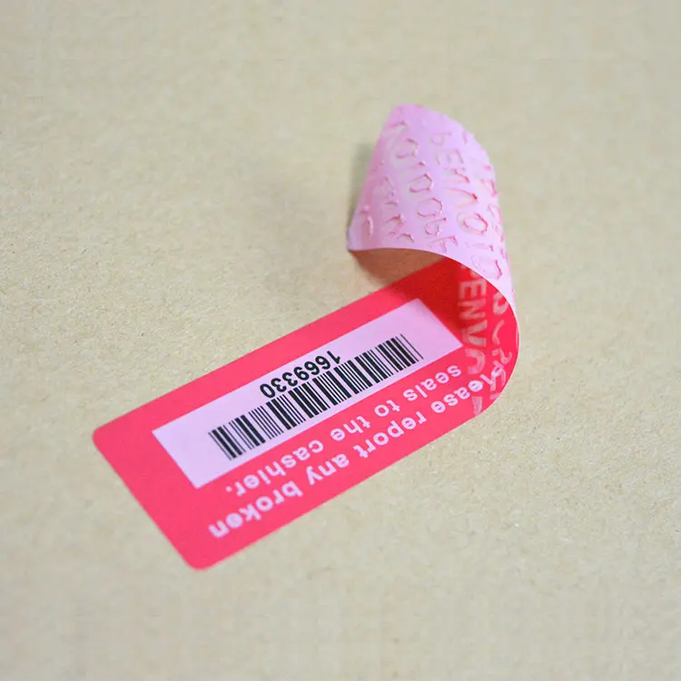 Matte Non Residue Open Void Sticker,One Time Use Void If Removed