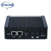 Low Cost Intel N3160 Quad Core Mini PC Dual Ethernet Nic Thin Client X86 Nano Personal Desktop Computer