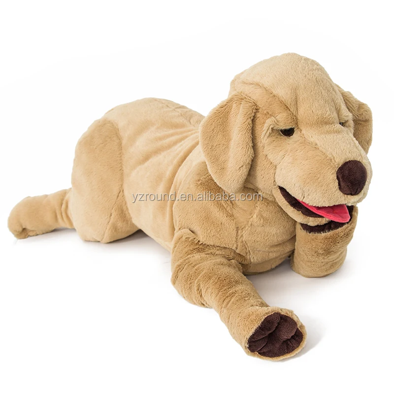 Barking Plush Bulldog Stuff Dog Toy 