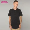 stone wash curved hem t-shirt bulk sale