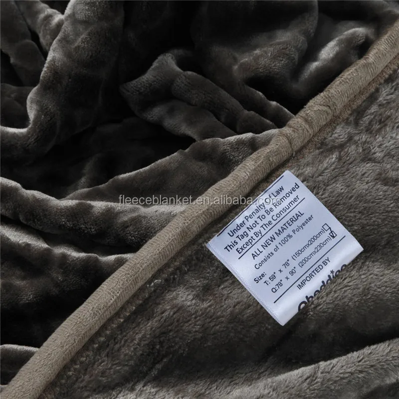 Wholesale Double Fleece Blanket And Brushed Pv Fleece Blanket Mink