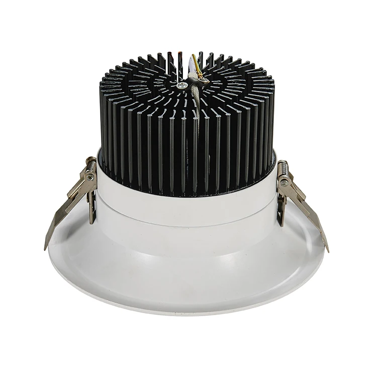 Factory price aluminum cob led downlight housing 120mm cutout downlight fire rated led downlight