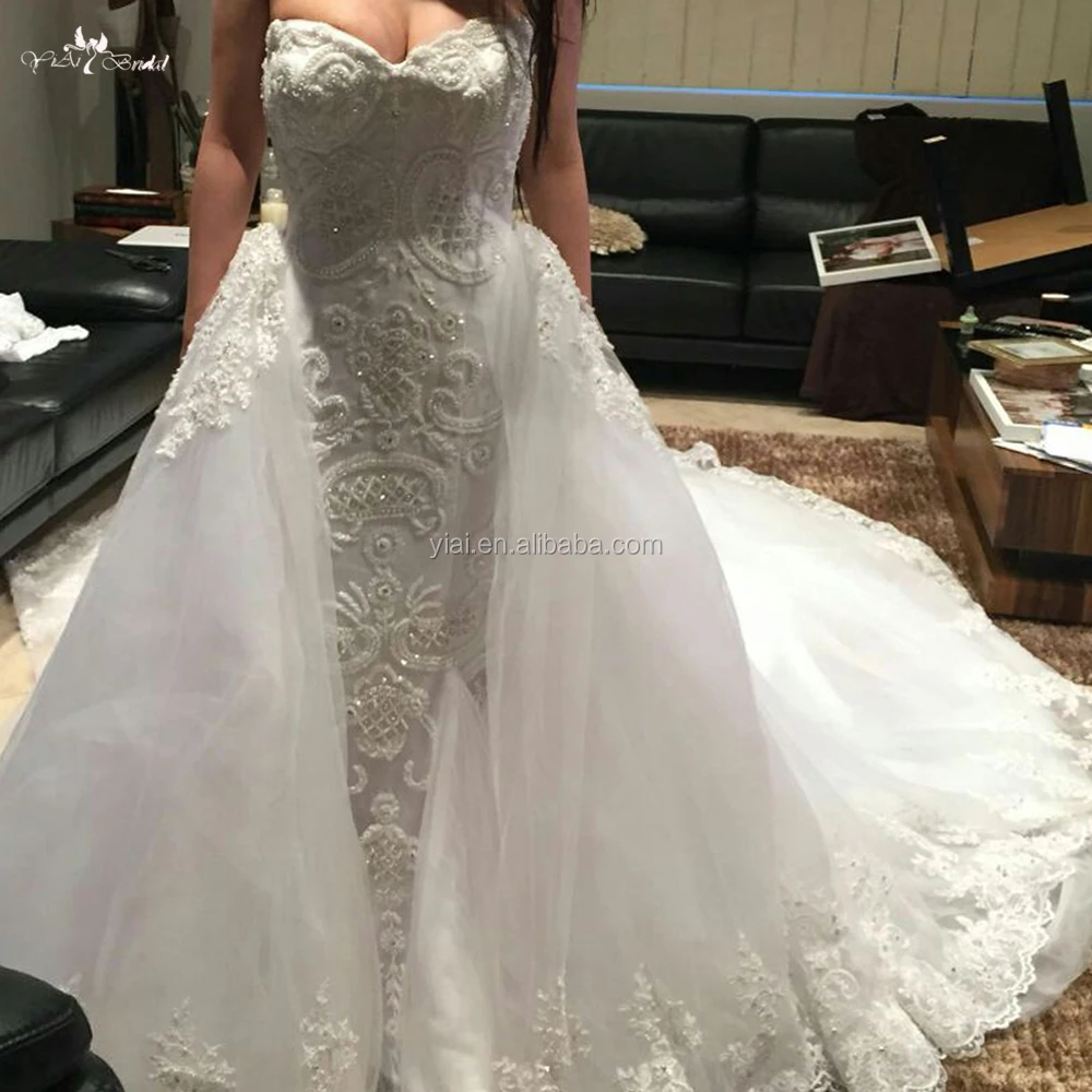 removable train for wedding dress