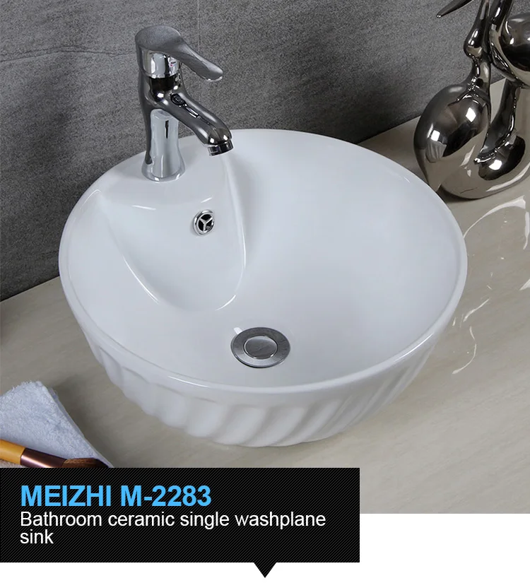Ceramic sanitary ware wash irregular shape sinks