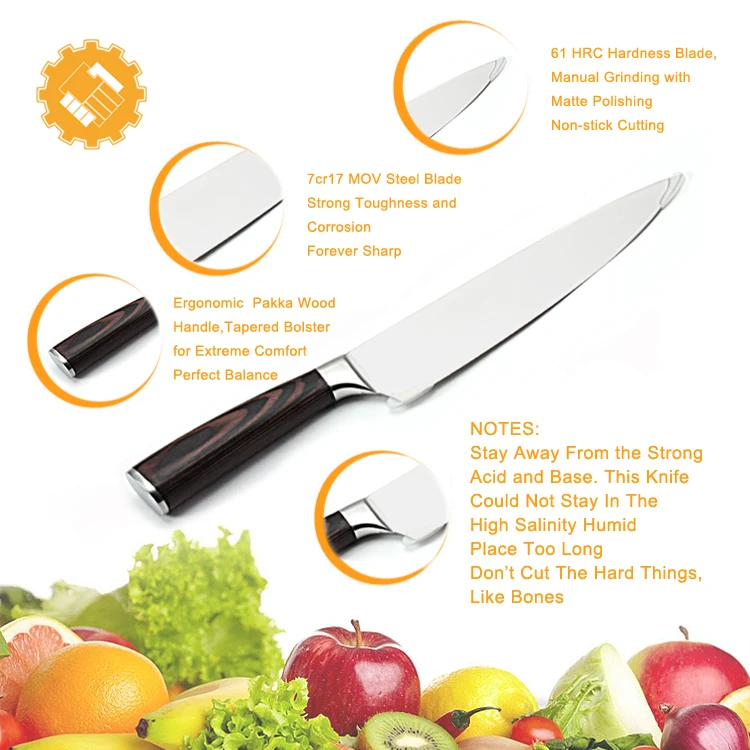 Knife Manufacturers China Non Stick Vg10 8 Inch Chef Knife Knife Buy