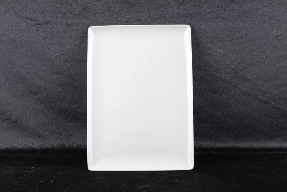 100%melamine white noodle plate