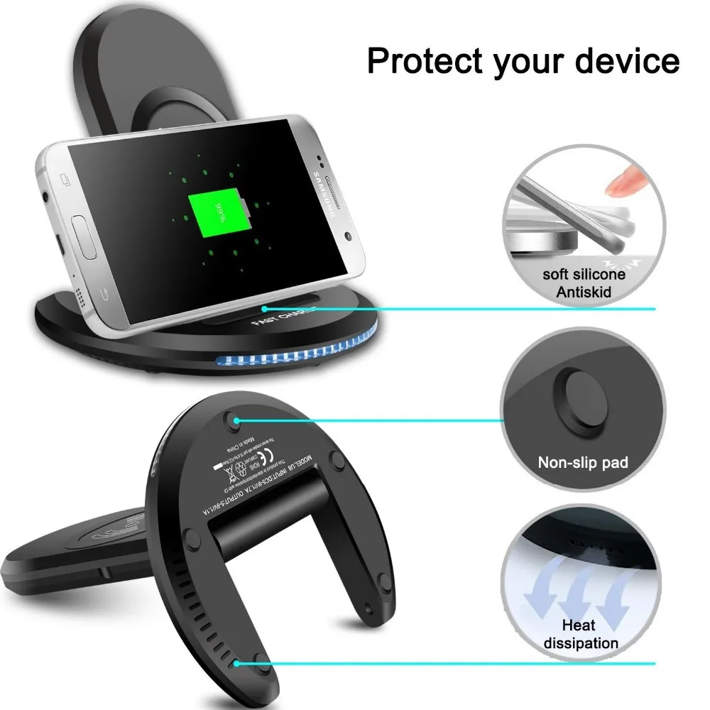 Keeps Flashing Wireless Charger Universal Compatible With All Qi