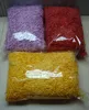 Easter Party Decorative Artificial Grass/ Popular Design green Holographic Easter Grass/Colorful Plastic Easter Grass