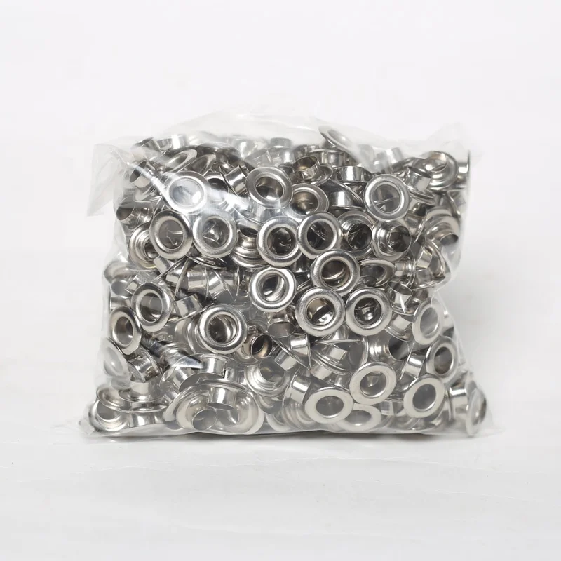  1000set Silver/antique brass/gold/gun metal Eyelets with Washers for Banners Leather Craft Shoes grommet