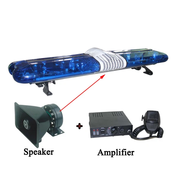 1200mm 47" Inch Blue Used Police Rotate Light Bar For Sale Buy Used