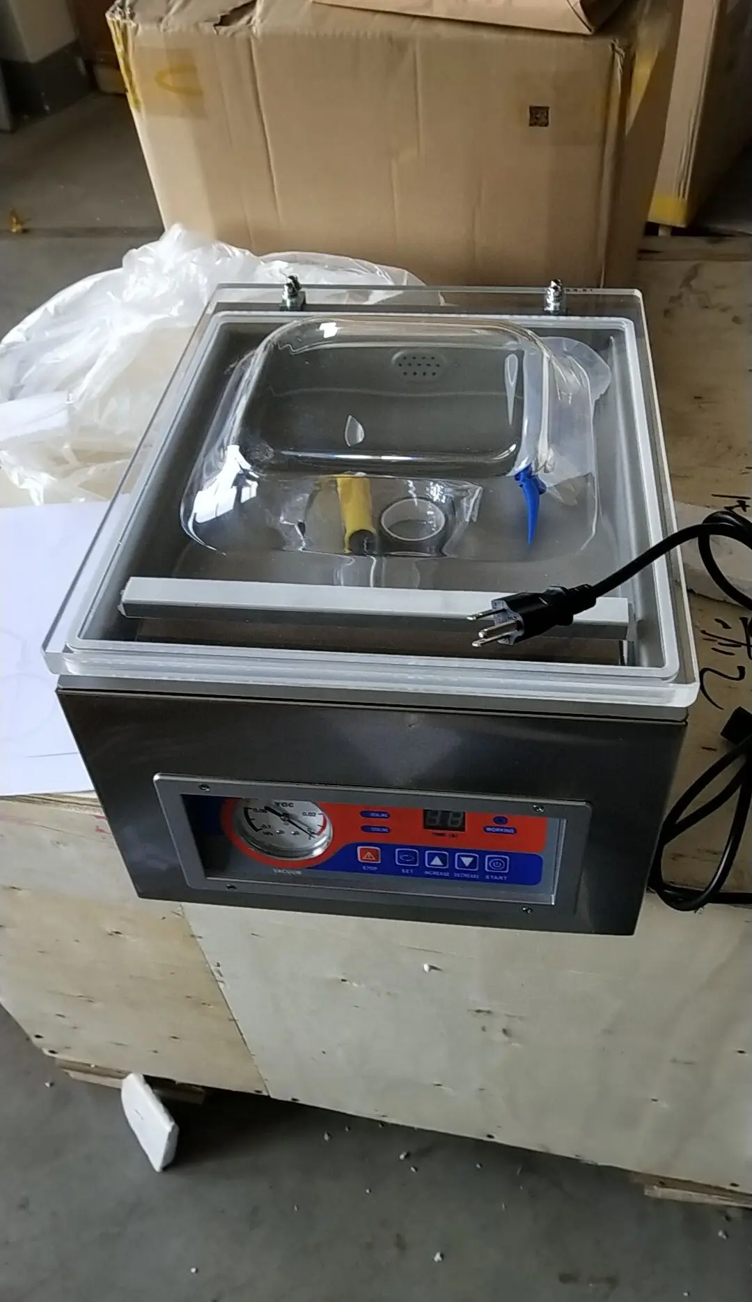 High Performance Food Sealed 100 Vacuum Table Top Vacuum Packing