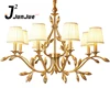 Copper lamp sitting room bedroom restaurant study restoring ancient ways droplight Pendant lamp LED
