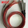 stainless steel probe type K J RTD TEMPERATURE SENSORS with long lead wires